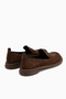 Greta Brown Suede Thick Sole Women's Loafer - 5