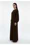 Lightweight Brown Harir Maqsood Prayer Abaya - 2