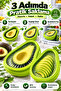 Avocado Storage Container Flexible Lid Vegetable Fruit Storage Container – Air-Tight Freshness Preserving Refrigerator Container for Avocado, Lemon, Onion, Tomato - 4