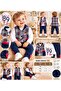 Baby Boy Cotton Plaid Pattern Snap-Back Vest 3-Piece Set Long Sleeve Printed T-Shirt and Pants - 8