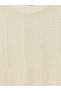 Two Mt Shop Quality Lcw Comfort Ecru Knitwear Openwork Women's Sweater - 6