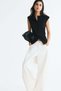 Boat-neck rib-knit waistcoat - 2