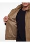 Nevavm Lcw Vision Beige Relax Fit Shirt Collar Men's Suede Jacket with a Difference - 4