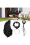 3-Piece Wings Costume Feather Wings and Halo - 4