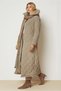 Belted Quilted Coat 90674 - 2