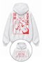 Unisex Oversize Jujutsu Kaisen Sukuna Back Printed Hooded Zipper Anime Zip Hoodie