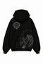Unisex Oversize Hellsing Alucard Back Printed Hooded Zipper Anime Zip Hoodie - 3