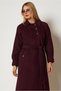 Belted Checked Coat 90653 - 2