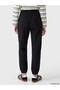 Nevavm Farkıyla Xside Black Elastic Waist Women's Thick Jogger Sweatpants - 4