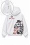 Unisex Oversize One Piece Ace Back Printed Hooded Zipper Anime Zip Hoodie