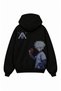 Unisex Oversize Hxh Killua Godspeed 99 Back Printed Hooded Zipper Anime Zip Hoodie - 3