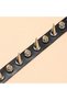Gothic Punk Metal Studded Black Choker Neck Collar Necklace Unisex Long Spike Choker Punk Faux Leather Collar Goth Style Necklace Accessories - 4