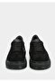 Black Leather Women's Sneaker - 3