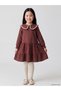 Esvab • Modern & Distinctive Checkered Embroidered Girls' Gabardine Dress