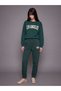 Alita City with a Difference in Color, Xside Green Los Angeles Printed Women's Jogger Sweatpants