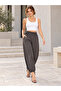 Women's Modal Fabric Loose-Fit Elastic Waist Lace-Up Trousers - 8