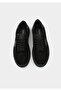 Black Leather Women's Sneaker - 5