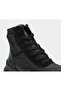 Black Leather Women's Outdoor Boots - 5