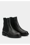 Black Leather Women's Boots - 2