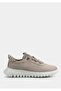 Beige Leather Women's Shoes