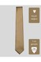 Patterned Light Tan Tie – 7 cm Wide - 4