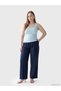 Alita City with a Difference of Color, Lcw Curve Blue Ribana Flat Narrow & Slim Sleeveless Women's Undershirt - 2