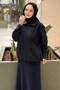 Crochet Knitwear Skirt Detailed Jacket Skirt Set - 3