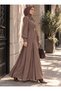 Hijab Dress - Mink - - F2-Dr Exclusive - 3