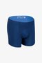 Men's Navy Blue Printed Spandex High Stretch Fabric Seamless Smooth Lightweight and Soft Boxer - 2