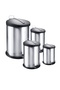 20L Stainless Steel Step Bin, Silver / Black