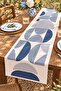 Blue Lines Patterned Runner / Tablecloth / Placemat - 3