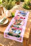 Seaside Scenery Patterned Runner / Tablecloth / Placemat - 2