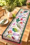 Green Life Tones Patterned Runner / Tablecloth / Placemat