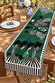 Green Girls Patterned Runner/Tablecloth/Placemat - 3