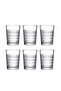6 Pieces Rain Water Tumbler, 250 Ml, 101.5 Mm Height, 76 Mm Diameter Clear