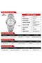 New Steel Band Gift Guaranteed Men's Wristwatch with Calendar - 5