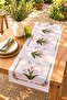Embroidery-Looking Floral Patterned Runner / Tablecloth / Placemat - 2