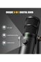 Dynamic Microphone, USB/XLR Podcast PC Microphone with Software, EQ,Tap-to-Mute, Headphone Jack, Gain Knob & Volume Control, Studio Mic for Broadcast, Recording, Streaming & Gaming PD400X Black - 5
