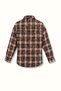 Stone Detailed Brown Plaid Shirt - 5