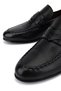 Men's Genuine Leather Black Classic Shoes - 4