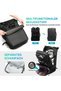 3-in-1 Anti-Theft Backpack, Convertible Travel Backpack with Detachable Bag and Shoe Compartment, Water Resistant, Business Travel Backpacks for Men and Women - 4