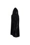 130cm Velvet Hooded Cloak for Teenagers and Adults, Party Cape for Witch Vampire Cosplay, Unisex Hooded Cape Cosplay Costume, for Women Men (Black) - 8