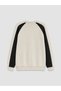 Özmarka New Season Beige Crew Neck Boys' Thick Sweatshirt - 3