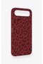 Tecno Spark 50 5g Compatible Claret Red Leopard Pattern Silicone Case - 3
