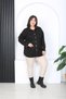 Women's Plus Size Suede Shirt - 4