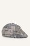Men's Checkered Cashmere Beanie Cap Hat H5454Ax26Wn - 2