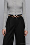 Buckle Spring Flexible Belt Lkm0019 Gold - 3