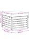 Taburet pentru exterior Lemn Solid de Acacia - 3