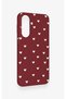 Samsung A27 Compatible White Mini Heart Patterned Silicone Case - 3