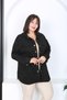 Women's Plus Size Suede Shirt - 2